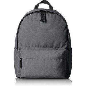 🆕 Men Grey Classic School Lightweight Durable Featuring Adjustable Top Backpack